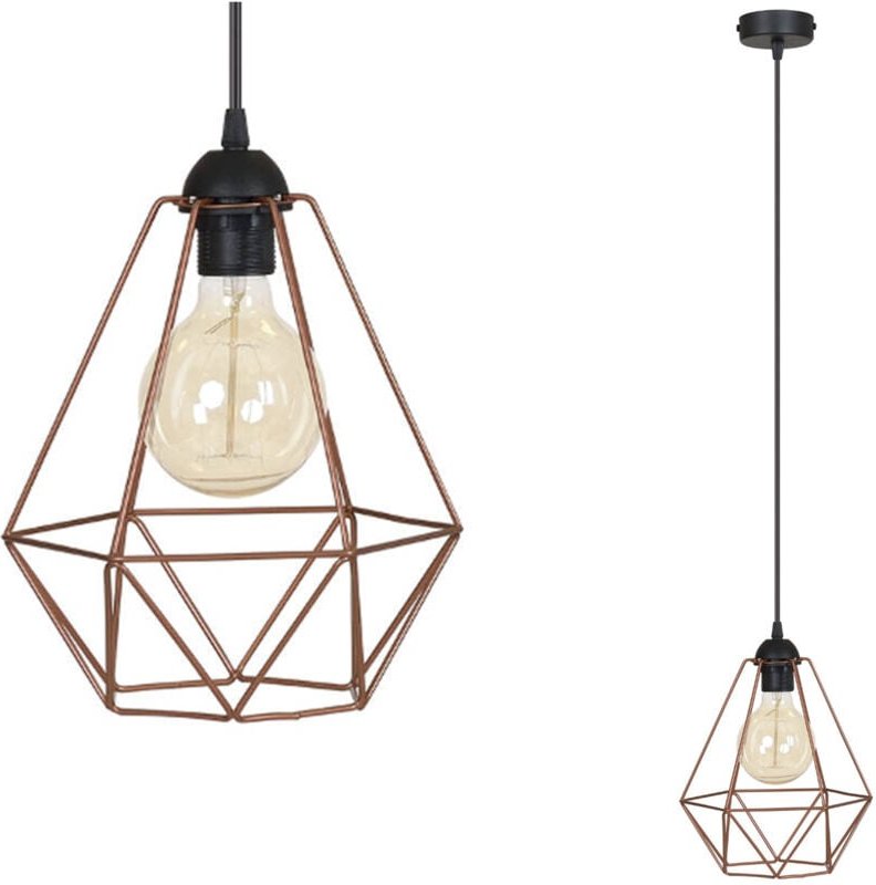 Original LOFT Retro Edison Kupfer Pendelleuchte