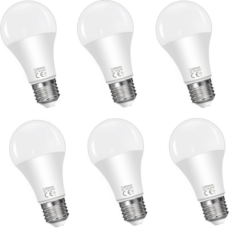 6er-Pack E27 13W LED-Lampen, Neutralweiß 4000K, entspricht 100W Glühlampe, 3500lm, Edison-Lampe mit großem Schraubsockel...