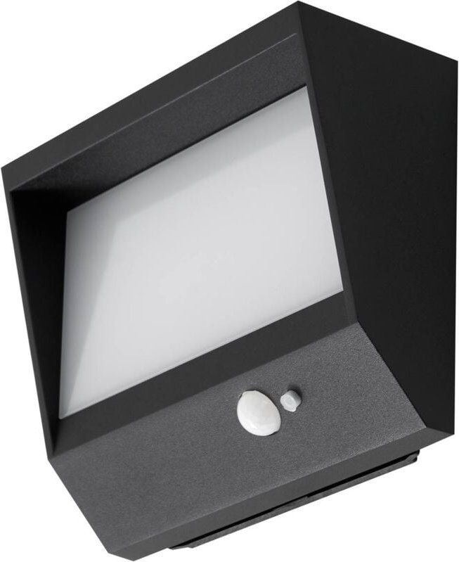 Lucande - Solarleuchte außen 'Dava' aus Aluminium mit Bewegungsmelder von