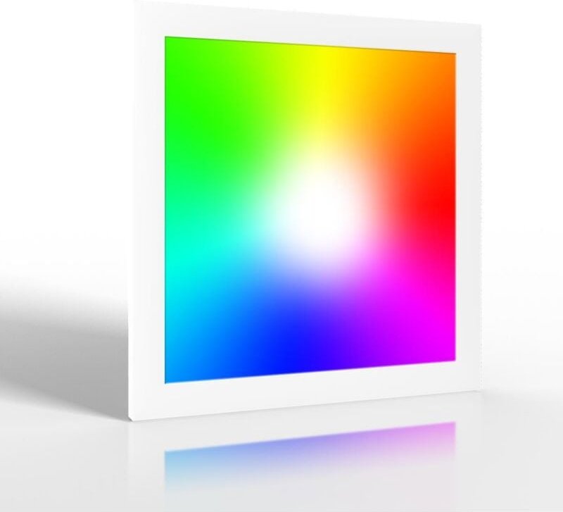 RGB+CCT LED Panel Pro 30x30cm 18W 24V Rahmen weiß