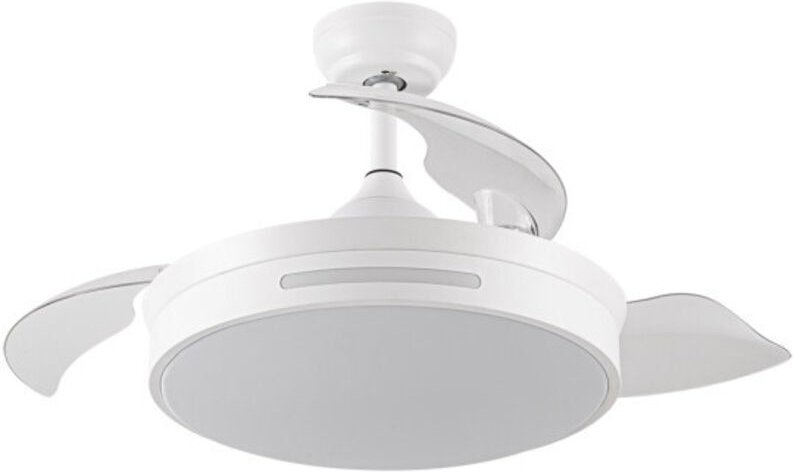 Ventilator dc 72w micenas white 3 Flügel transp. 108d 6 Geschwindigkeit 7200lm 3 Farben w/remote, reg.intensity, memory ...