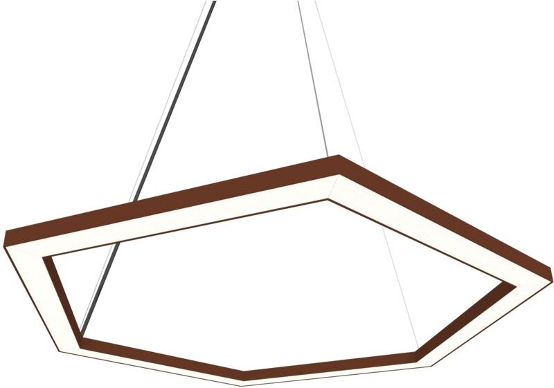 Esagono sospensione Ø60 monocolore opaco