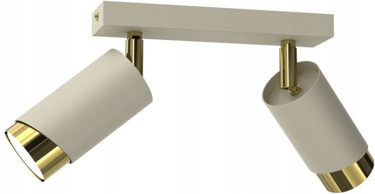 Thumbnail - Deckenleuchte Plafon 2-Flamme Tube Gold Gu10 Led Spot Beige Polen