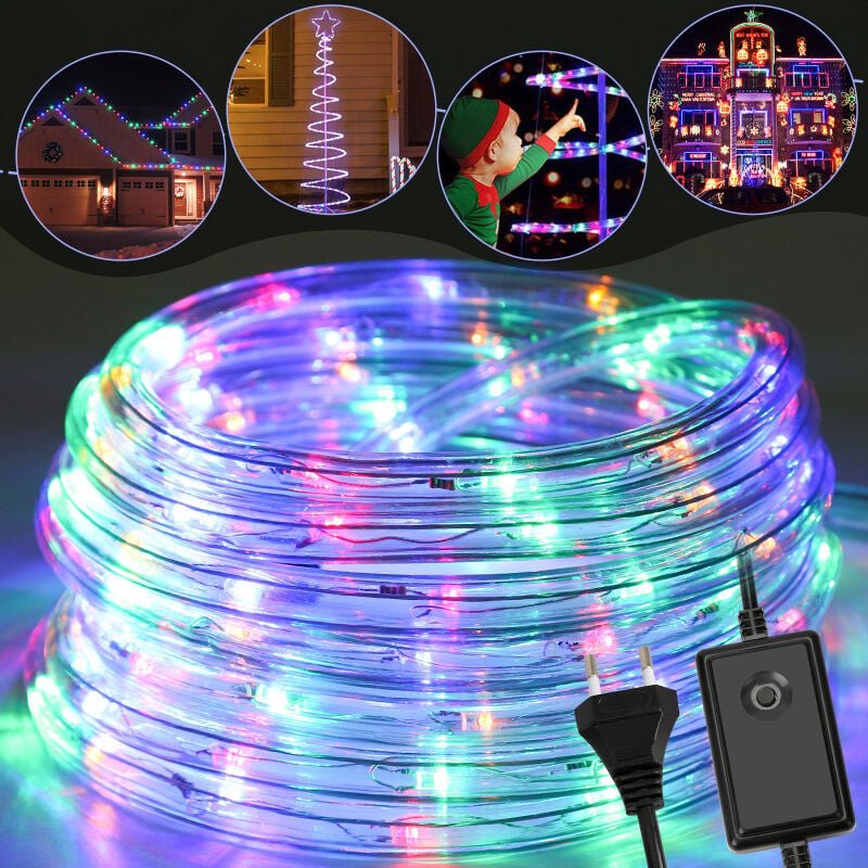 Thumbnail - Swanew led Lichtschlauch 10m rgb für Aussen Innen Lichterschlauch Lichterkette Lichtband Partylicht Dekobeleuchtung Weih...