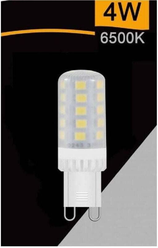 Vtizikl Vtizikl Tubolare Led Smd G9 4 W 400 Lm Luce 4000k 3000k 6500k Sparac-g9-4w-ce3 - -Bianco Freddo -