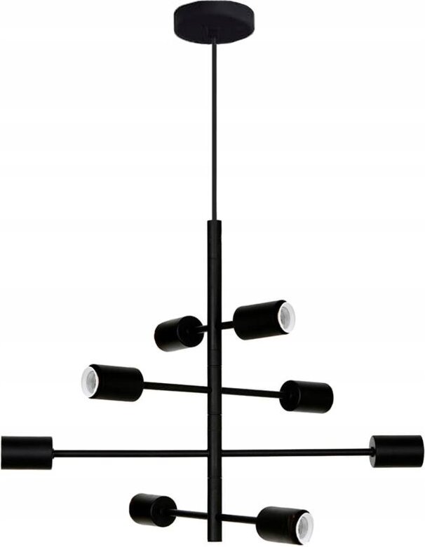 Deckenleuchte Kronleuchter hängend Wohnzimmer Küche schwarz Zimmer Loft modern