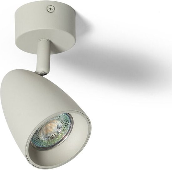 Deckenleuchte Aluminium Rund Adrien 1 Strahler Steingrau