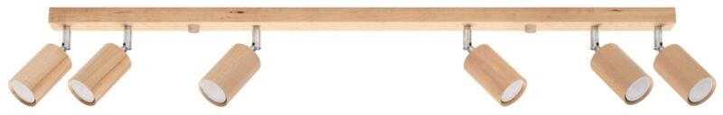 Deckenleuchte Berg 6xGU10 Neutralweiß 120cm Sollux