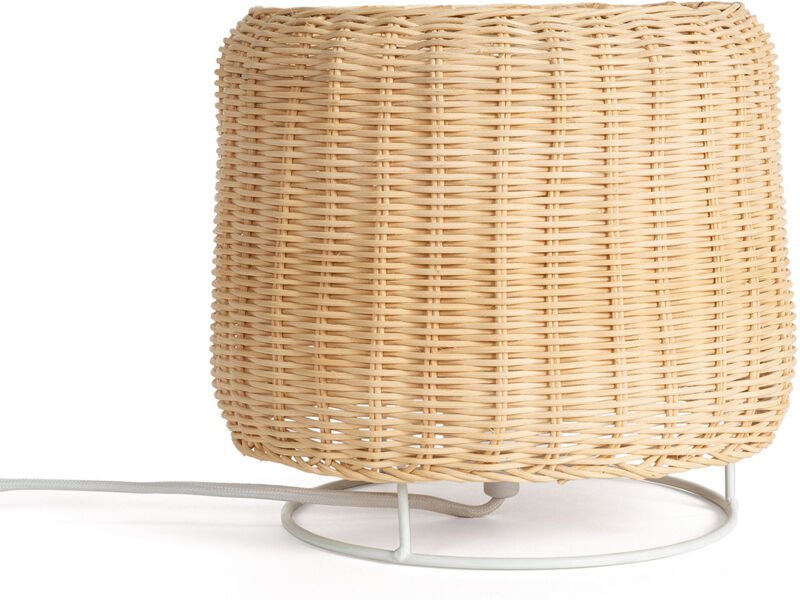 Ledkia - Tischlampe Rattan Gondia Natürlich