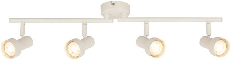 Briloner Deckenlampe Schwenkbar 60,5cm GU10 Fassung max. 9W 4-flammig Altweiß - Deckenstrahler Wohnzimmer Flur Küche Bür...