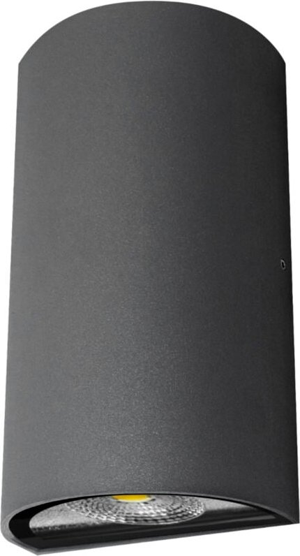 LED-Luxus-Außenwandleuchte, IP54 Matel halbrund, 6 w, kalt