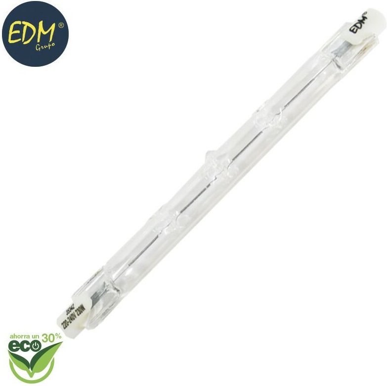 Lineare Halogenlampe 118 mm „Energiesparlampe“ 120 W 220 V (entspricht 150 W)