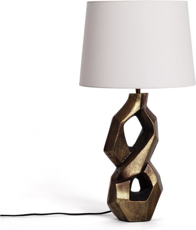 Tischleuchte aus Metall Reyansh ILUZZIA Gold