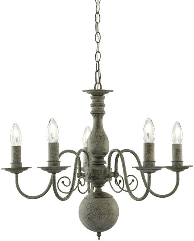 Rustikale Hängelampe 5 flmg.