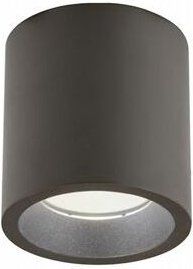 Thumbnail - Moderne Aluminium-Deckenleuchte mit transparentem Glasdiffusor, 40W, 4240 Lumen, warmweißes Licht, Corten-Finish