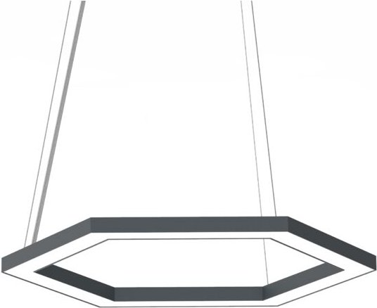 Lumicom - esagono sospensione Ø40 monocolore opaco