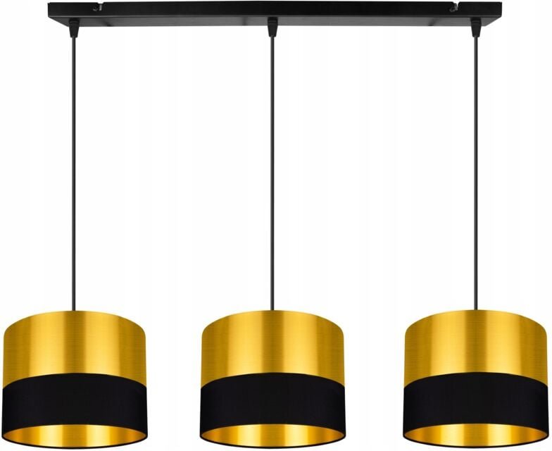 Moderne Deckenhängelampe, Goldener Lampenschirm, Led