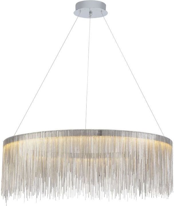 Hängelampe led APP890-CP chain 40CM grey - Toolight