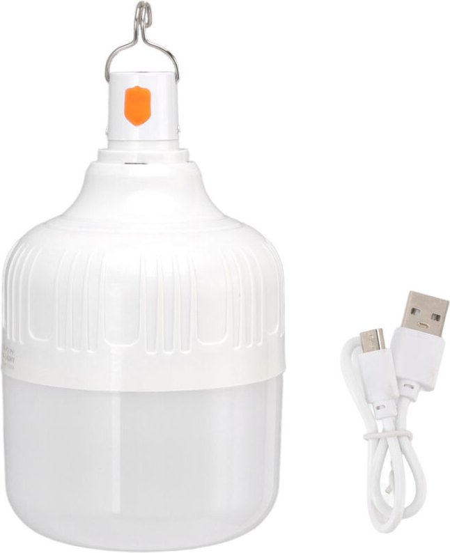 Wiederaufladbare 150-W-LED-Lampe für Notbeleuchtung bei Stromausfall, ideal für Nachtmärkte und Camping.