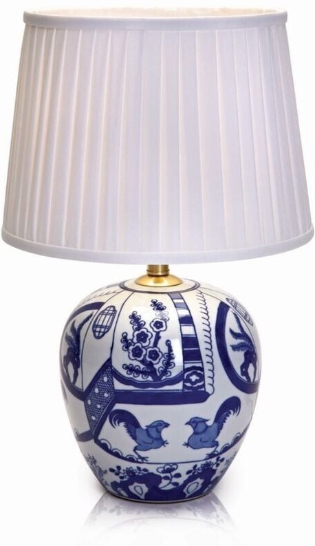 Markslojd - geborg - 1 Light Indoor Tischlampe Blau mit konischem Schirm, E27