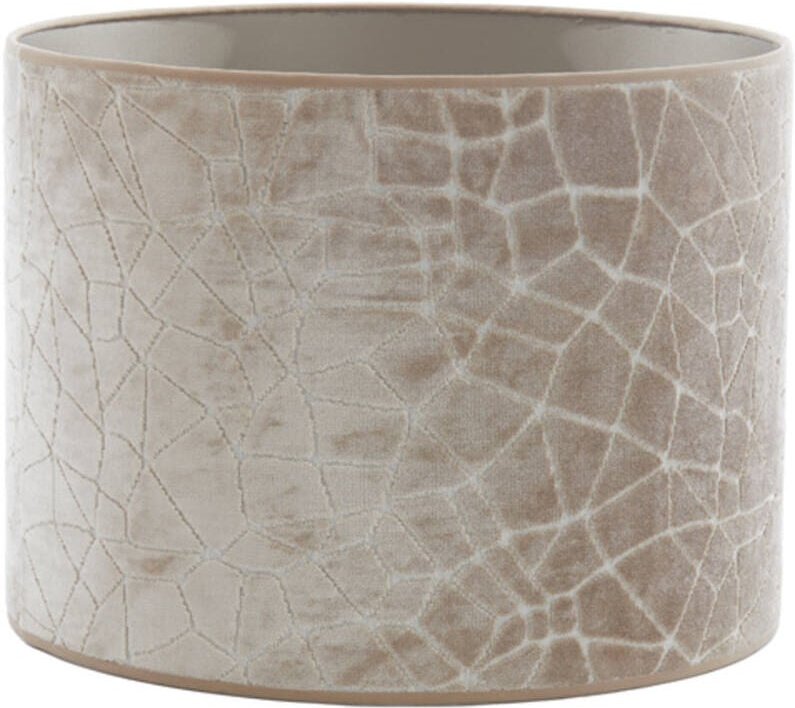 Light & Living - lampenschirm - Kassei - braun - textil - Ø 30cm