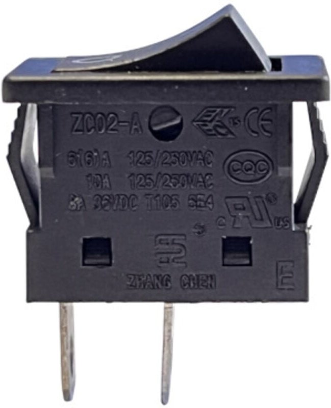 ZHANG CHEN Mini Wippschalter ZC02-A 250V 10A Kippschalter