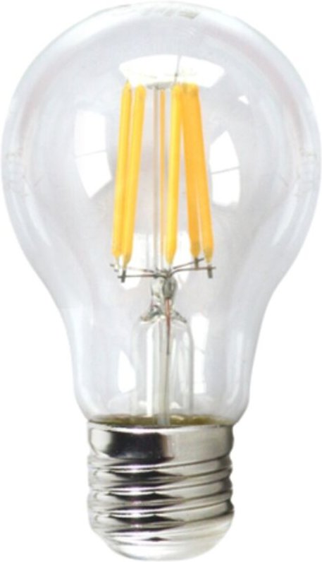 Silver Electronics - LED-Glühbirne silver elektronischer Glühfaden Standard transprente 6w=80w - e27 - 3000k warmes Lich...