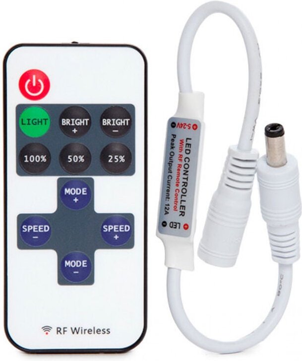 Dimmer Mini led -Leiste Fernbedienung 5-24VDC ► 30/144W