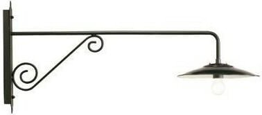 Lange Wandleuchte Grande, Antik-Graphit-Linie