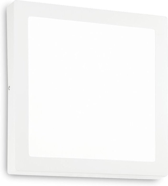 Ideal Lux - Universal - led 1 Light Indoor Square Large Flush Light Weiß