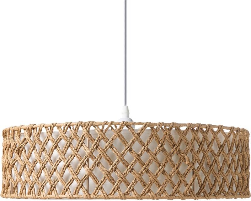 Hängeleuchte BLONDIN Papierschnur Naturfarben