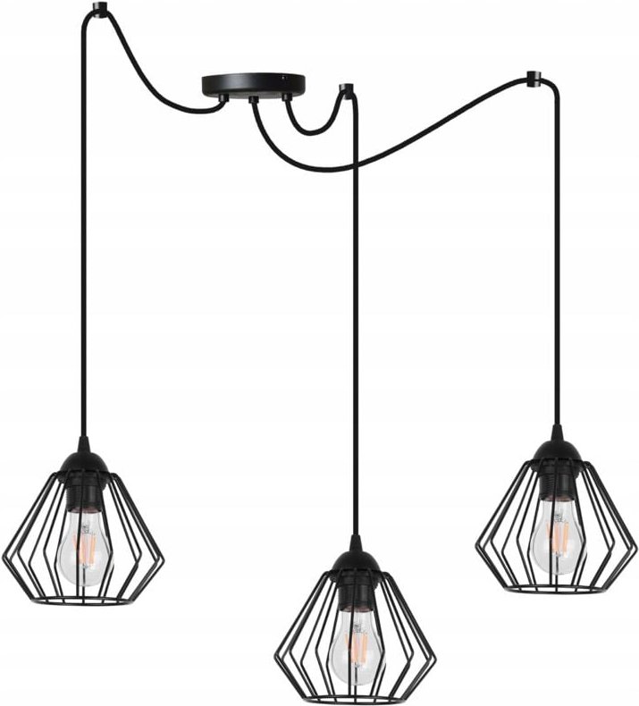 Hängende Deckenleuchte Kronleuchter SPIDER Loft E27 LED