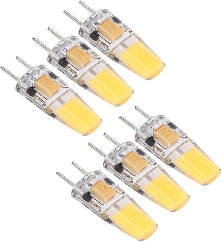 AIMOONSA LED-Glühbirne, 500 lm, GY6.35, warmweiß, Silikon-Lampenfassung, Deckenleuchte, 360-Grad-Abstrahlwinkel, 5 W, 12...