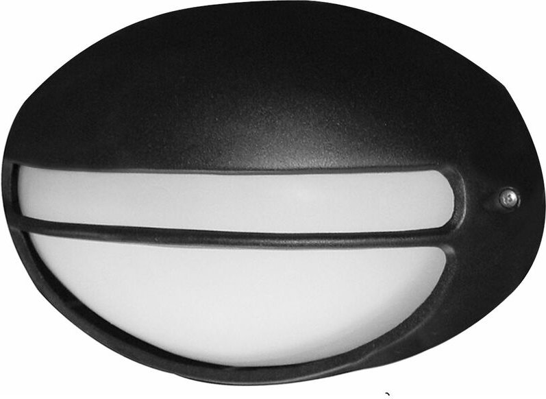 Aluminium Oval Black Demeter Deckenleuchte für den externen Gebrauch 32x20xH12 cm