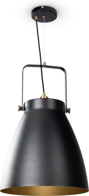 Paco Home Pendelleuchte Esszimmer Hängelampe Küchenlampe Esstischlampe Industriell Modern Pendelleuchte - Schwarz, Messi...