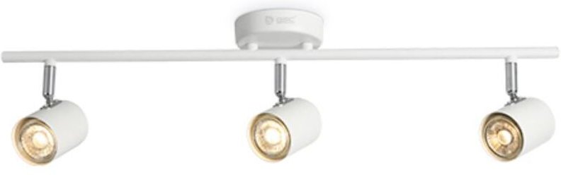 Deckenstrahler 3 lineare Elemente GU10 Weiß GSC 001905359