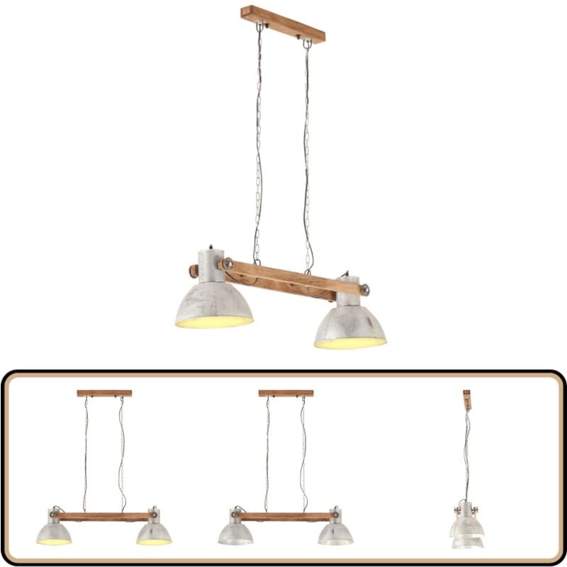 Hängelampe Industriestil 25 w Silbern 109 cm E27 - Hängeleuchte - Industrielampen - Vintagelampe - Wohnraumbeleuchtung -...