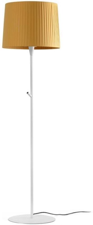 Faro samba - Stehlampe Round Tappered Shade Yelliw, E27