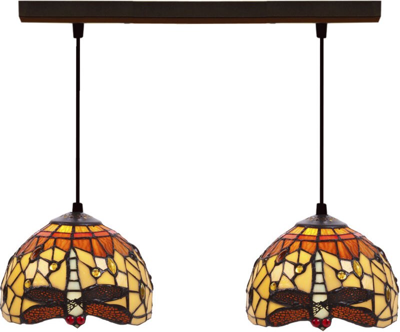 Belle Amber Series Deckenpendelleuchte D-20cm x2