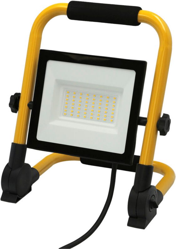 Foco Led Plano 50 Watt. Luz Blanca 4000º k ip 65 4000 Lumenes Con Asa de Transporte