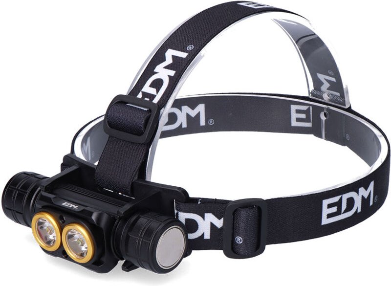 Stirnlampe 3000 lm, 4 Modi, IP44 EDM 36160