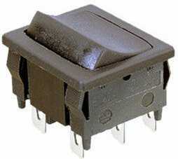 Thumbnail - Electro Dh - Einpoliger zweipoliger Schalter, Farbe schwarz 11.187.I/F4/N 8430552058631