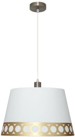 Dalia Pendelleuchte 1xe27 Weiß/Gold von Fabrilamp