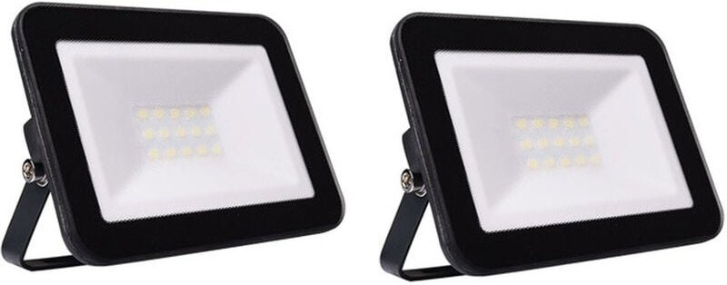 REV - 30 Watt led Flutlichtstrahler 2er set, 6500 Kelvin Tageslichtweiß, IP65