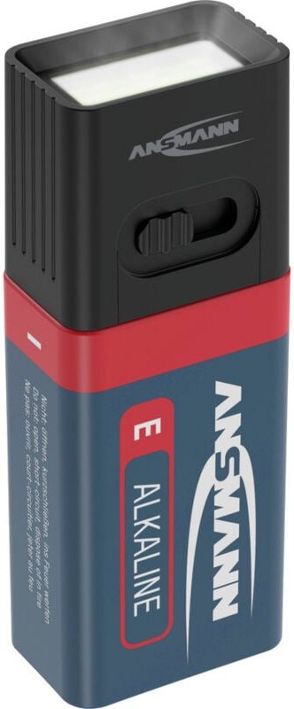 Ansmann 1600-0714 ANSMANN COB LED Mini-Leuchte betrieben durch 9V Batterie COB LED Handlampe batter