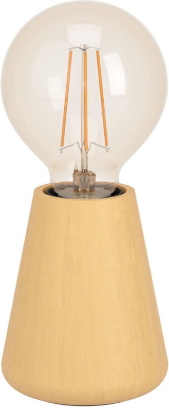 Tischleuchte Asby hellbraun 10 x 8,5 cm E27 Lampen - Eglo