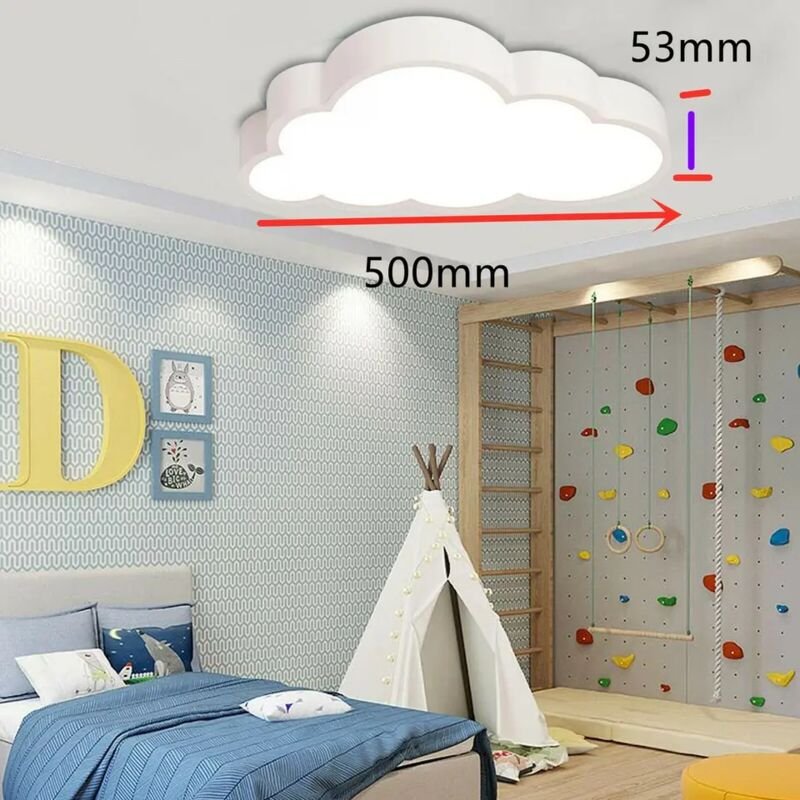 36W LED-Deckenleuchte Creative Cloud Lampe für Kinder Kinderzimmer Jungen Mädchen Deckenleuchte Cloud