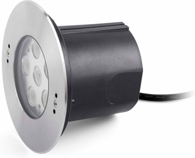 Edel Tauchbare Einbauleuchte aus satiniertem Edelstahl von faro 70455