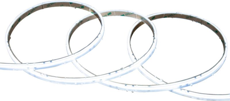 LED-Streifen Dimmbar 220V COB Selbstgleichrichtend 320 LED/m 14W/m 1120lm/m SILICONE FLEX 10mm Schnitt 25cm IP65 nach Ma...