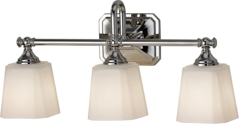 Thumbnail - Concord - 3 Licht Badezimmer über Spiegel Licht Chrom poliert IP44, G9 - Elstead